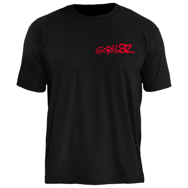 Camiseta PC Gorillaz Fly Poster Medley