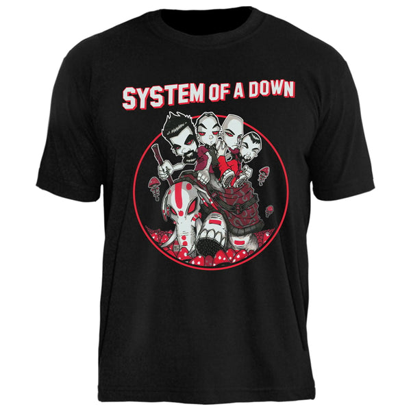 Camiseta System Of A Down Cartoon