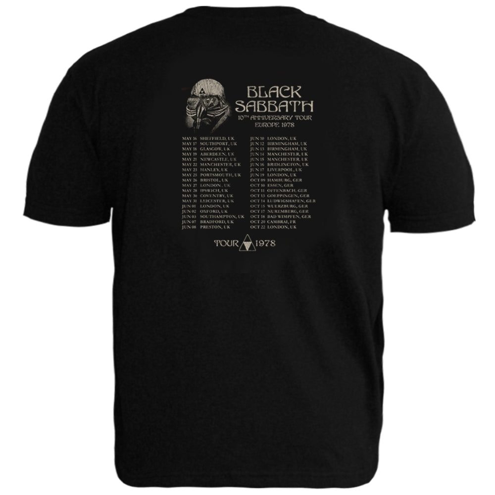 Camiseta Plus Size Black Sabbath European Tour 78